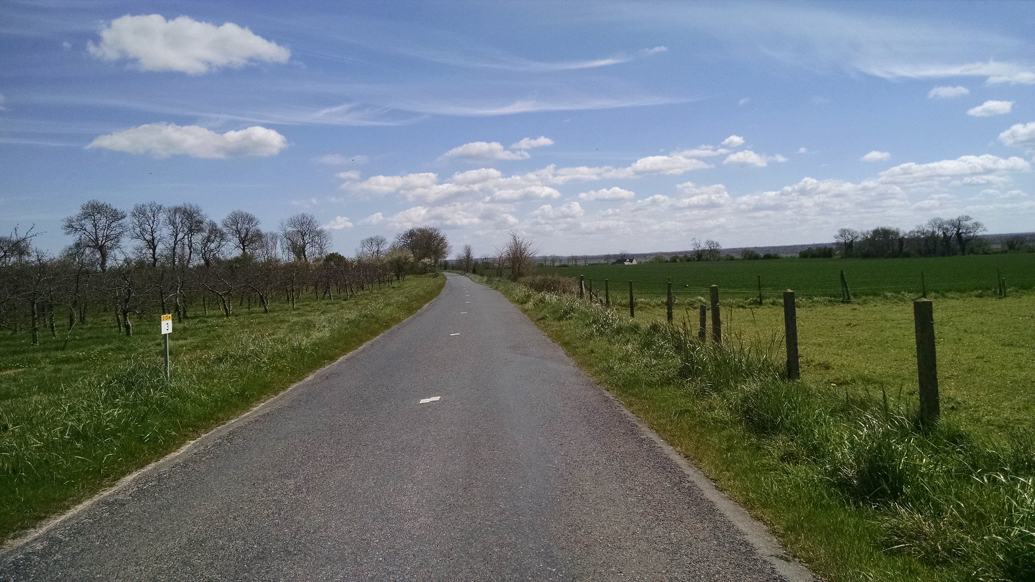 Normandy cycling. Caen - Luc sur Mer - D514 to Omaha Beach